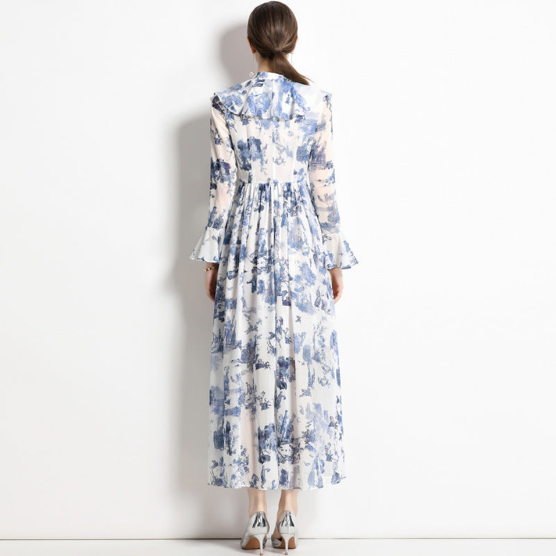 AERIS – ELEGANT BLEKKTRYKK KJOLE 3