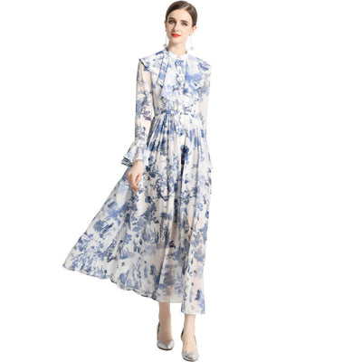 AERIS – ELEGANT BLEKKTRYKK KJOLE 4