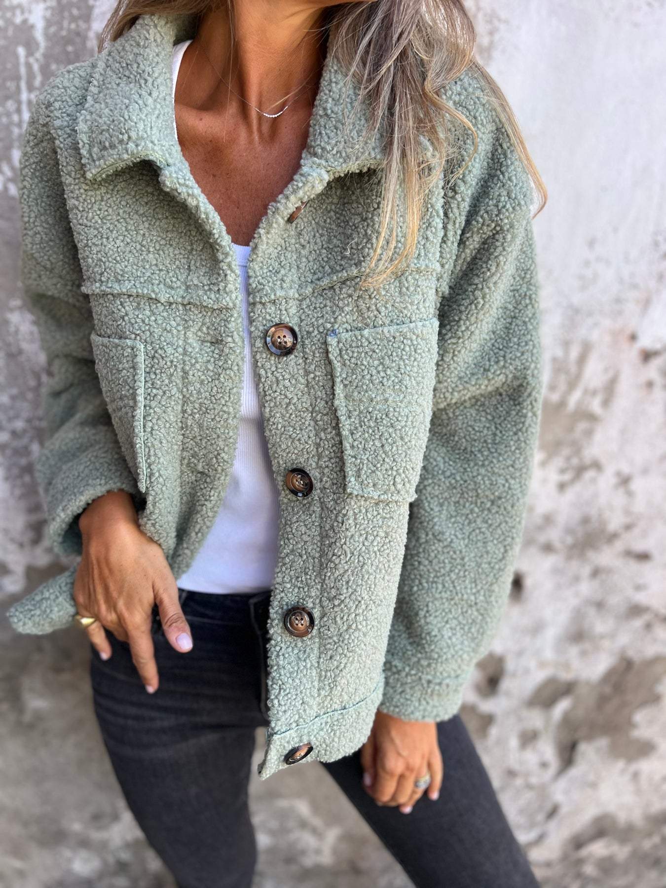 Alizée | Koselig jakke med knapper 3