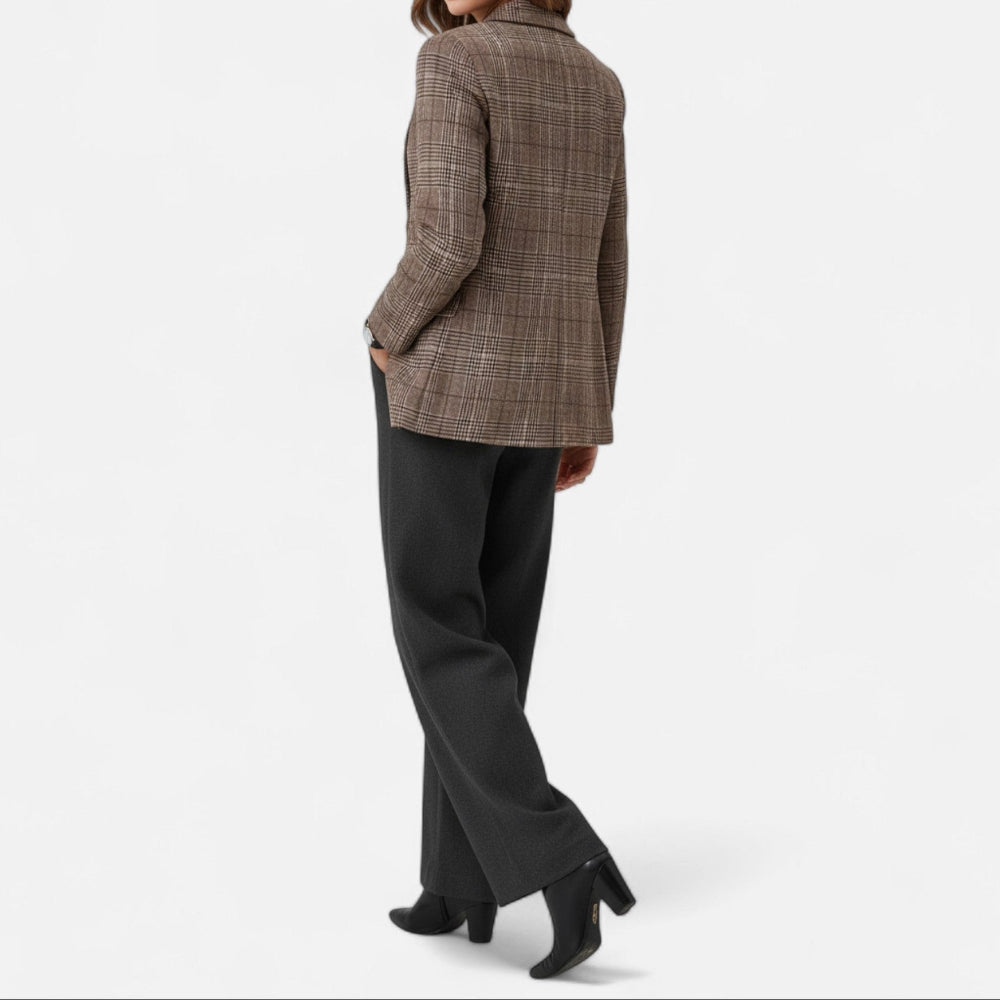 Dame Blazer med Tern - Hakrevers med Enkelt Knap