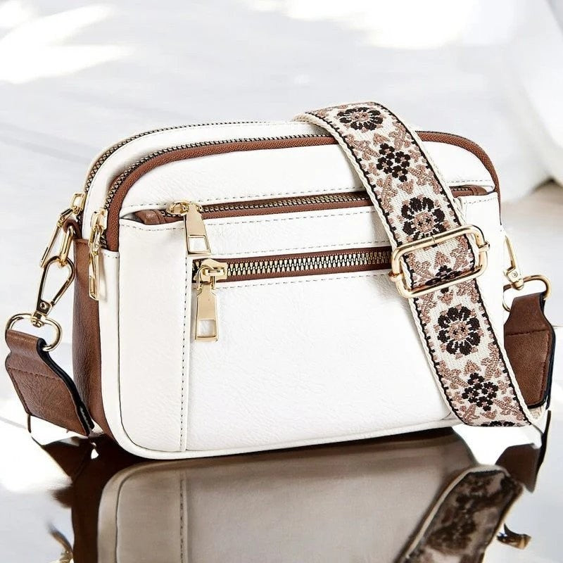Dame Crossbody-taske – kompakt, rektangulært design