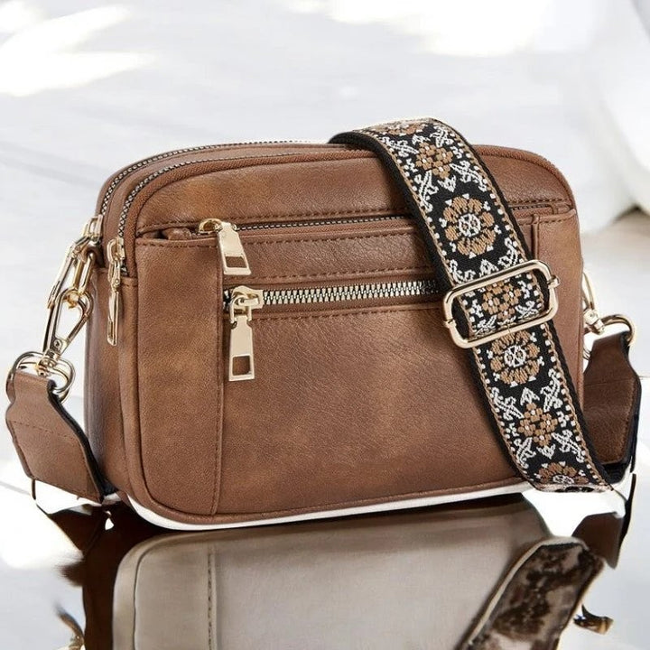 Dame Crossbody-taske – kompakt, rektangulært design