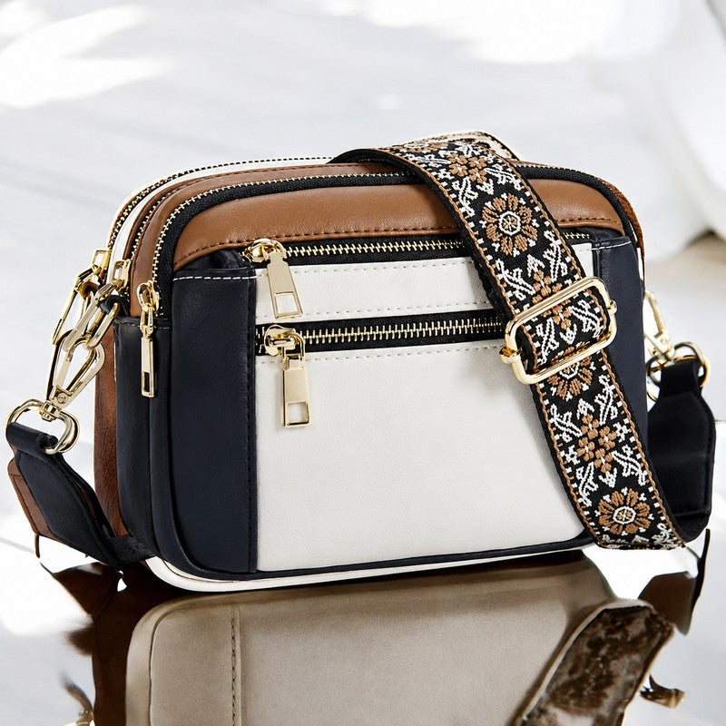 Dame Crossbody-taske – kompakt, rektangulært design