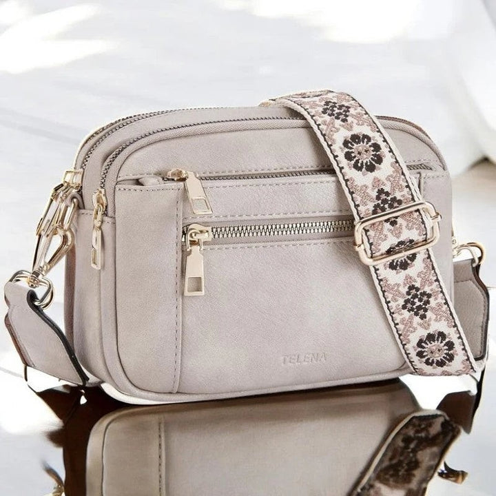 Dame Crossbody-taske – kompakt, rektangulært design