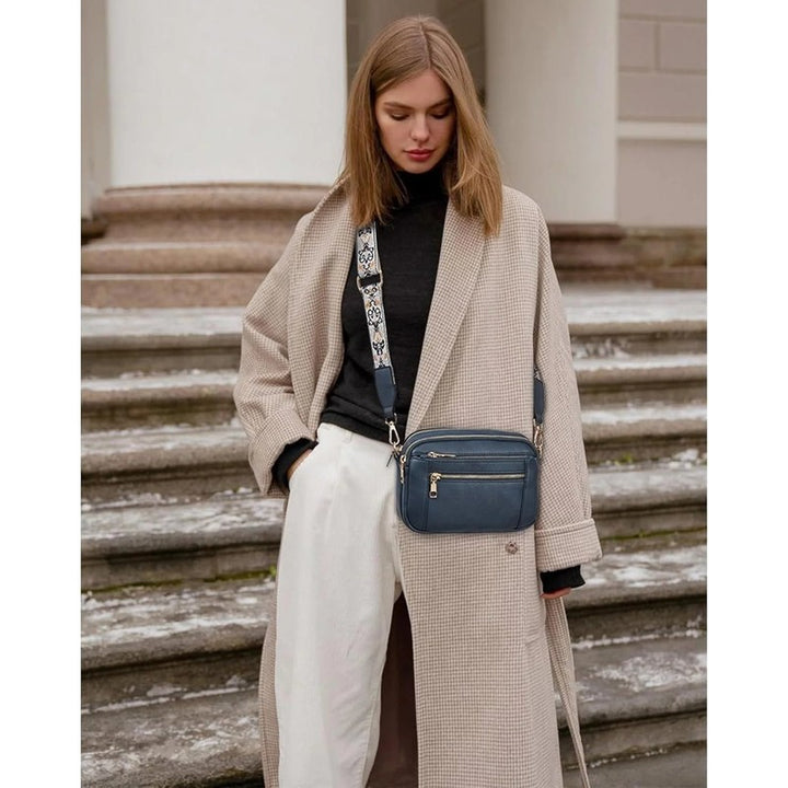 Dame Crossbody-taske – kompakt, rektangulært design