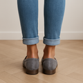 Dame Penny Loafers med Spids Tå – Flade Slip-On Sko i Klassisk Oxford-Stil
