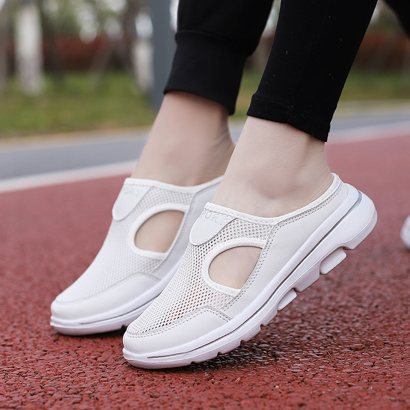 Dame Slip-On Mule Sneakers - Overdel Uden Hælkappe