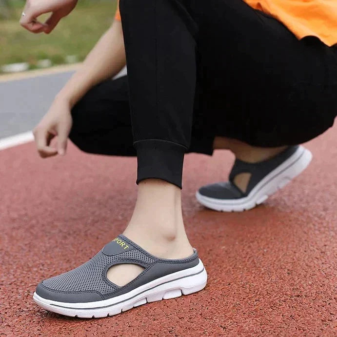 Dame Slip-On Mule Sneakers - Overdel Uden Hælkappe