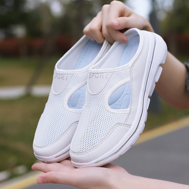 Dame Slip-On Mule Sneakers - Overdel Uden Hælkappe