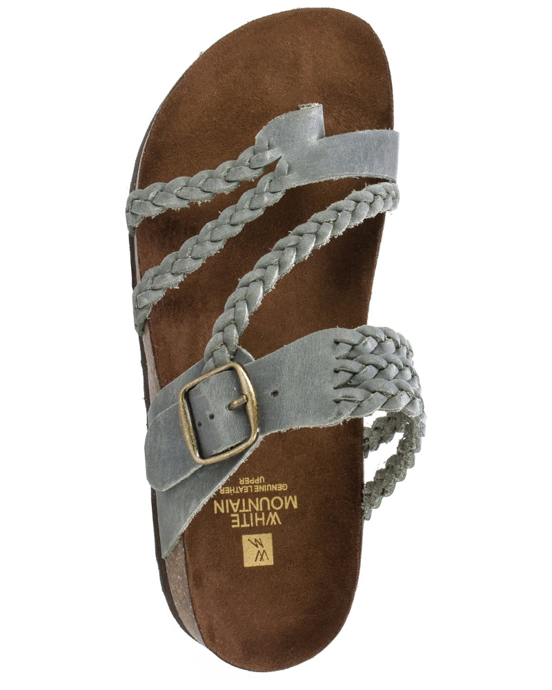 Dame Slip-On Sandaler - Flettet Rem Med Tåstrop