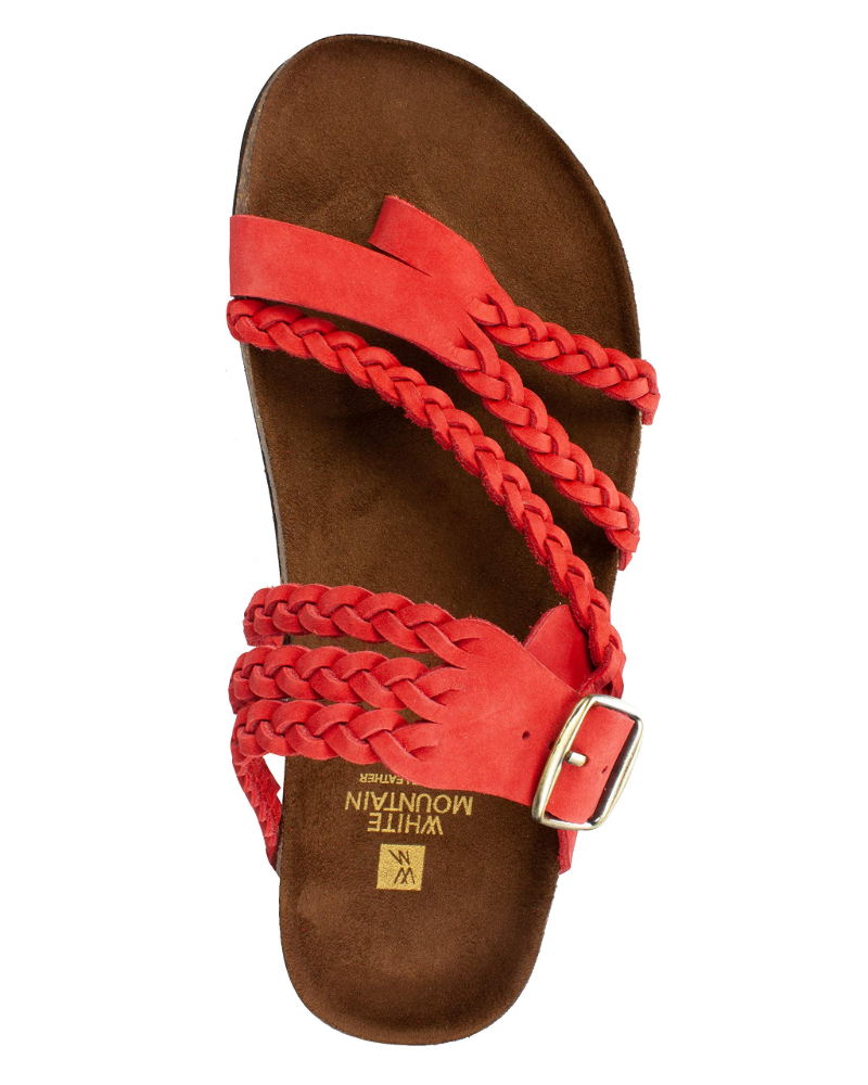 Dame Slip-On Sandaler - Flettet Rem Med Tåstrop