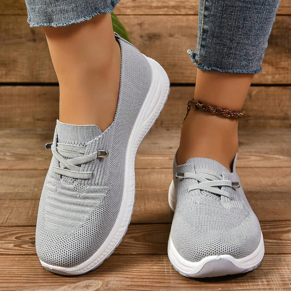 Dame Slip On Sneakers - Lave Sneakers Med Flad Sål