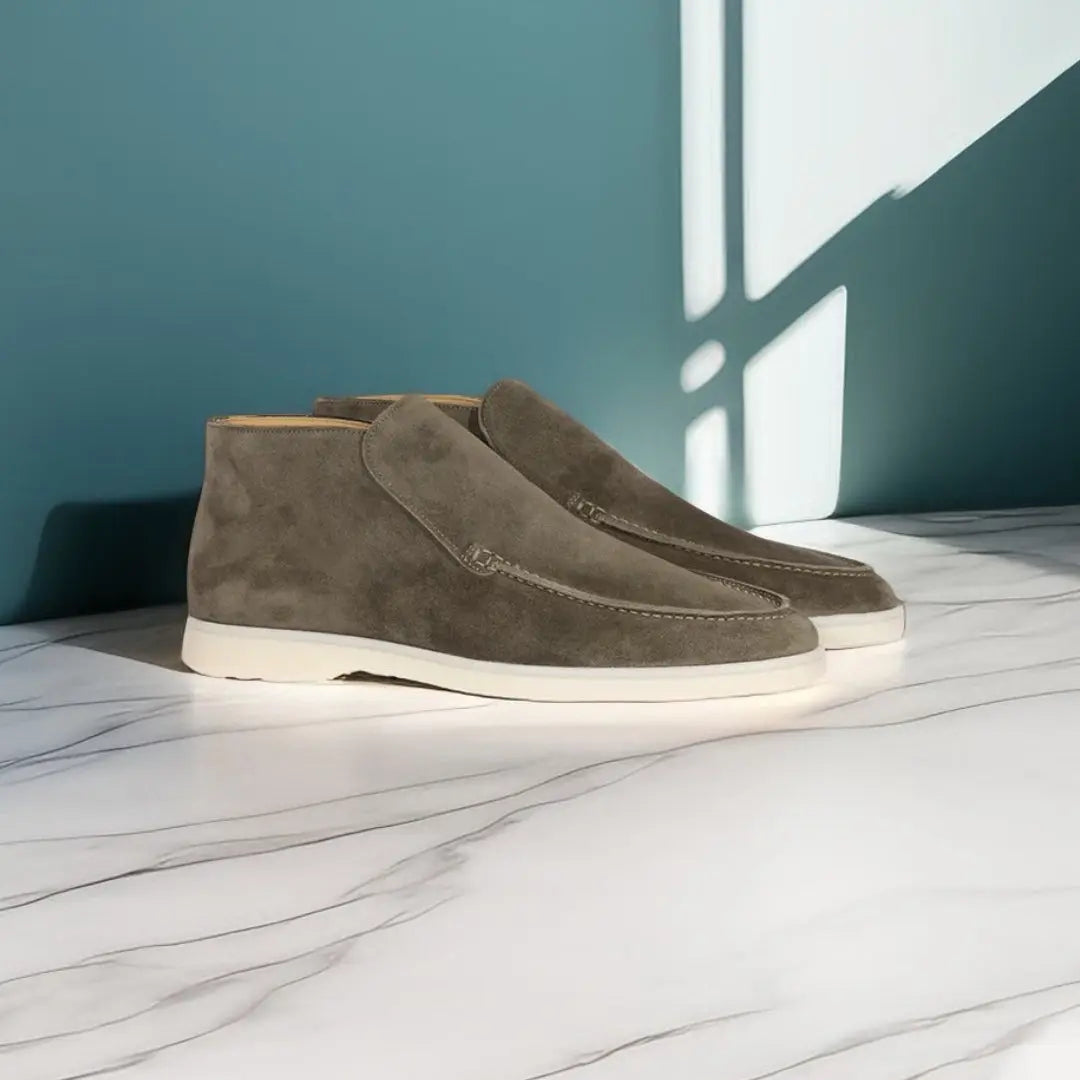 Herre Ankelloafers - Slip-on Moc Toe