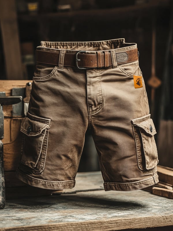 Herre Cargo Shorts - Med Flere Lommer