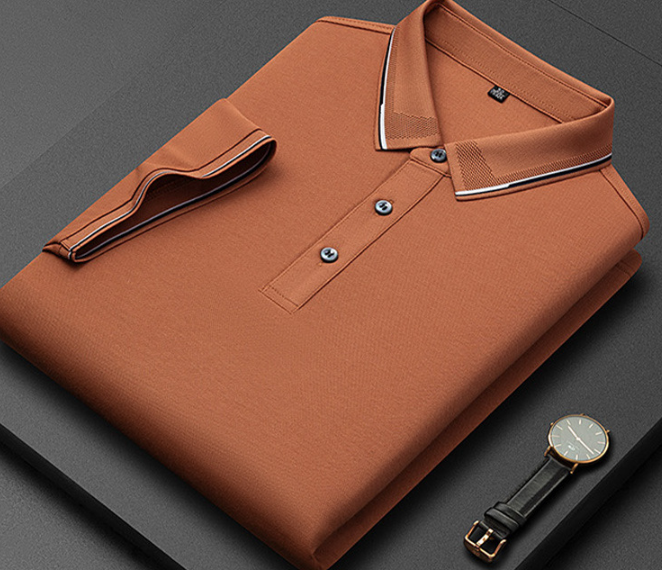 Herre Kortærmet Poloshirt - Med Knaplukning