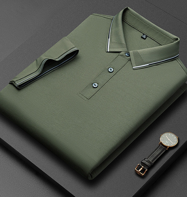 Herre Kortærmet Poloshirt - Med Knaplukning