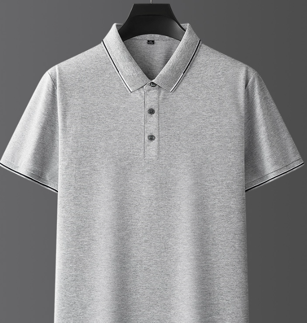 Herre Kortærmet Poloshirt - Med Knaplukning