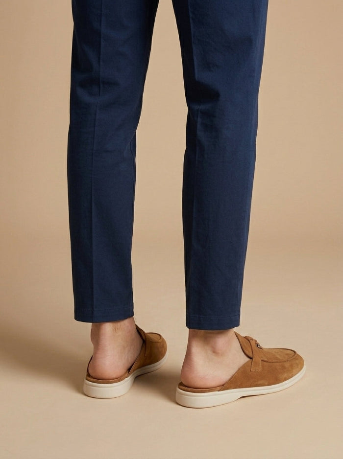 Herre Loafers-Mules - Slip-on med Åben Hæl