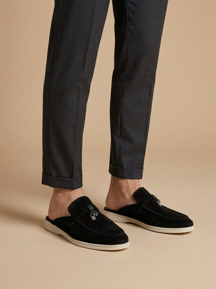 Herre Loafers-Mules - Slip-on med Åben Hæl