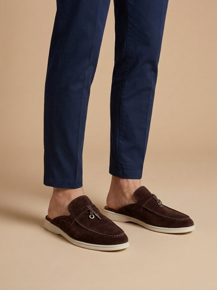 Herre Loafers-Mules - Slip-on med Åben Hæl