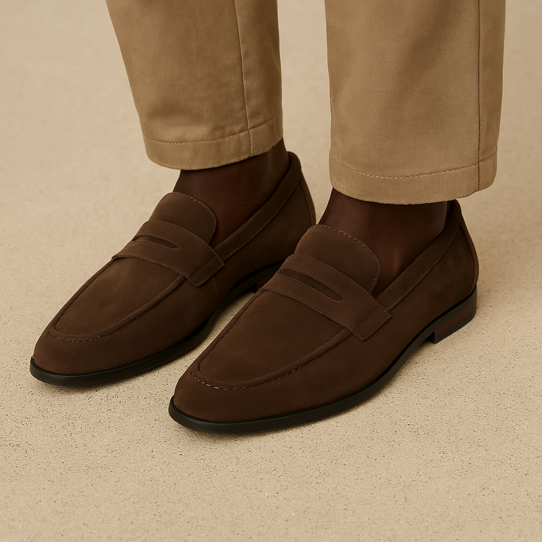 Herre Penny Loafers - Slip-Ons Med Moccasintå