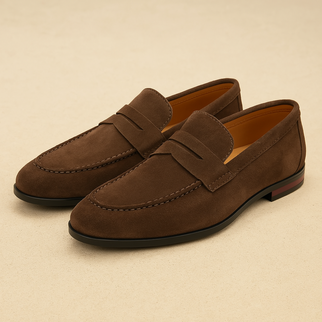 Herre Penny Loafers - Slip-Ons Med Moccasintå