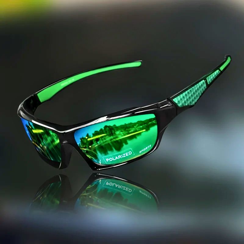 Herre Polariserede Sportssolbriller - Wrap-Around Med Spejlglas