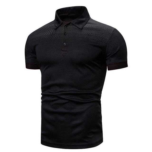Herre Poloshirt - Jersey Med Korte Ærmer