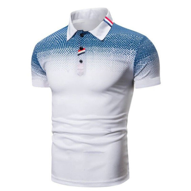 Herre Poloshirt - Jersey Med Korte Ærmer