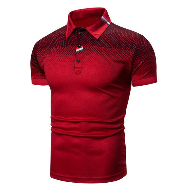 Herre Poloshirt - Jersey Med Korte Ærmer