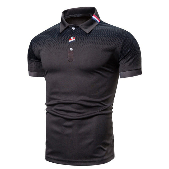 Herre Poloshirt - Jersey Med Korte Ærmer