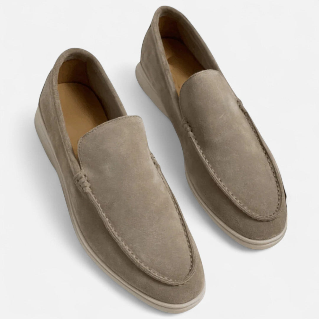 Herre Ruskinds Loafers - Slip-On Med Mokkasinsnude Og Flad Sål