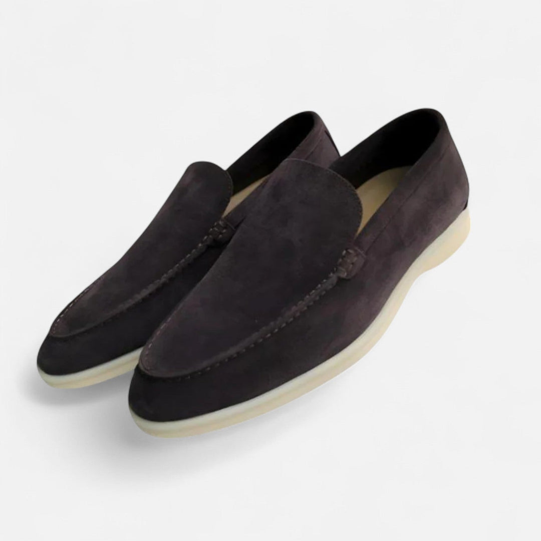 Herre Ruskinds Loafers - Slip-On Med Mokkasinsnude Og Flad Sål