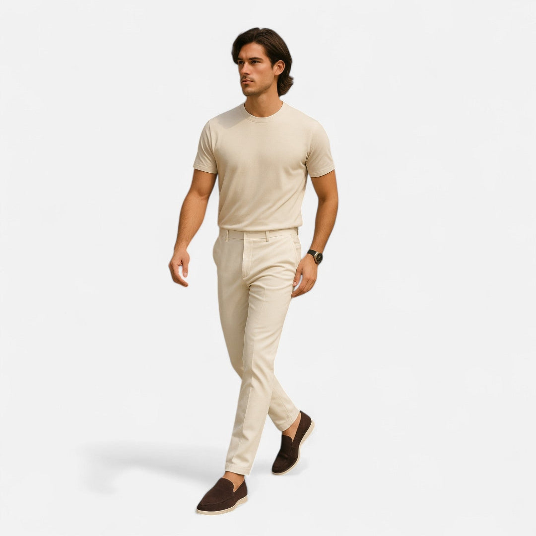 Herre Ruskinds Loafers - Slip-On Med Mokkasinsnude Og Flad Sål