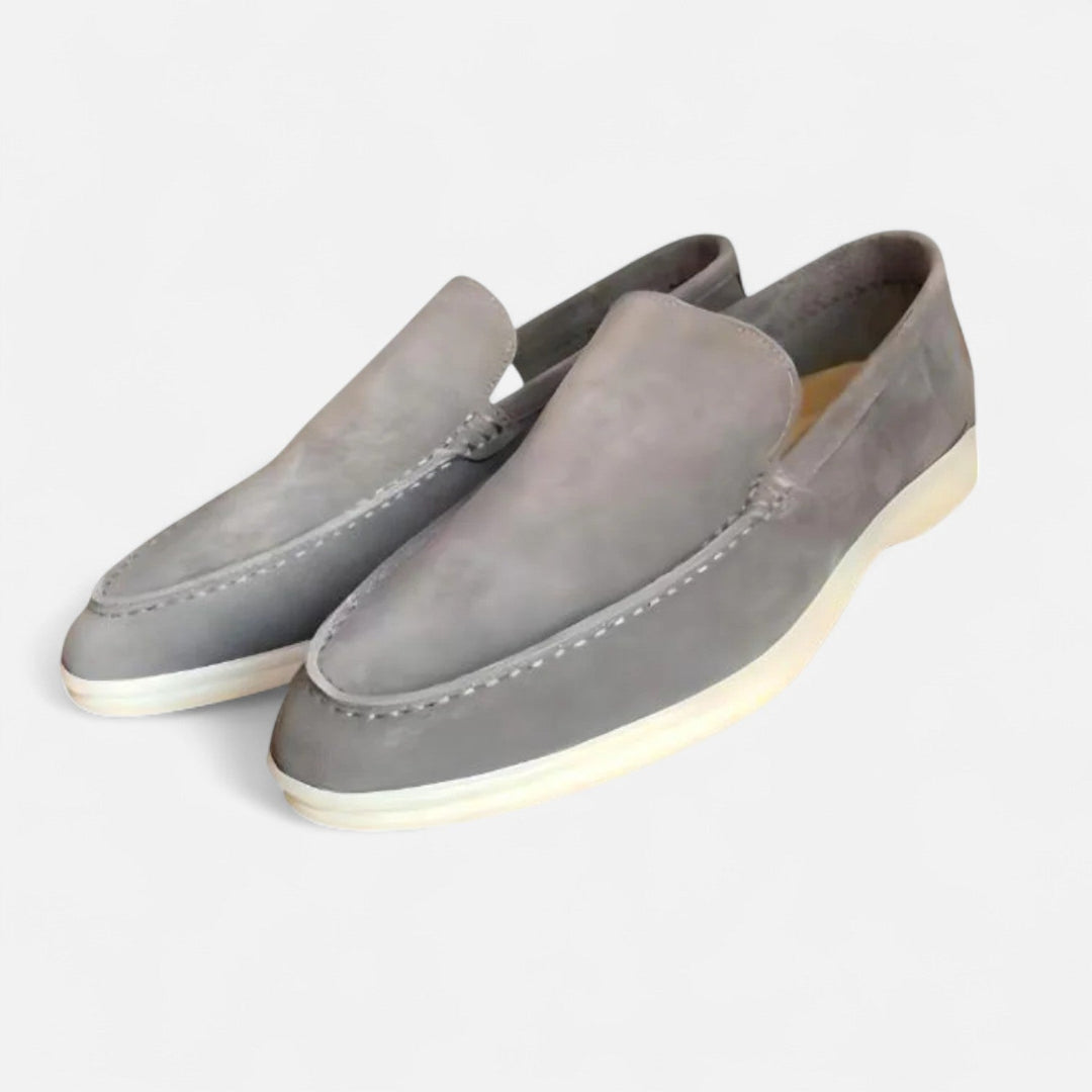 Herre Ruskinds Loafers - Slip-On Med Mokkasinsnude Og Flad Sål