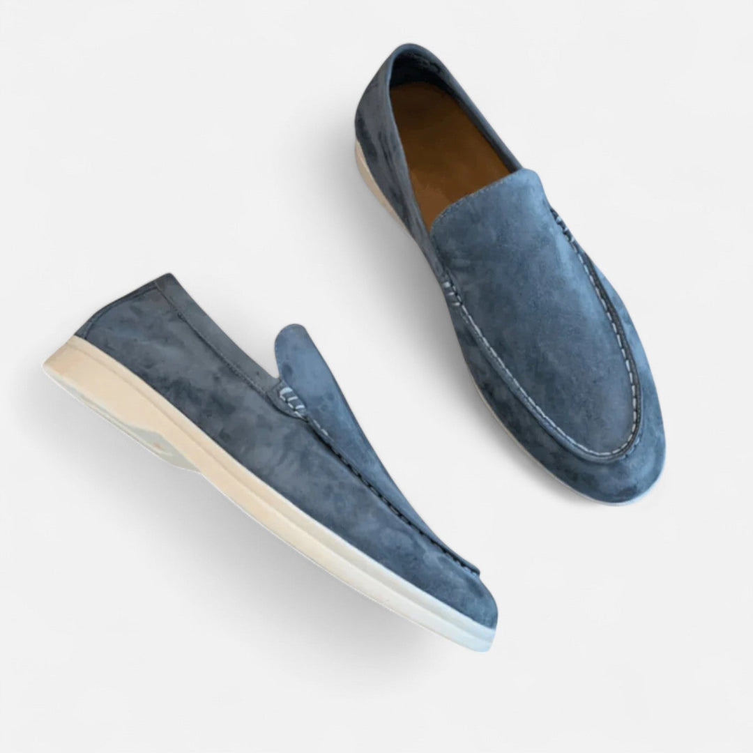 Herre Ruskinds Loafers - Slip-On Med Mokkasinsnude Og Flad Sål