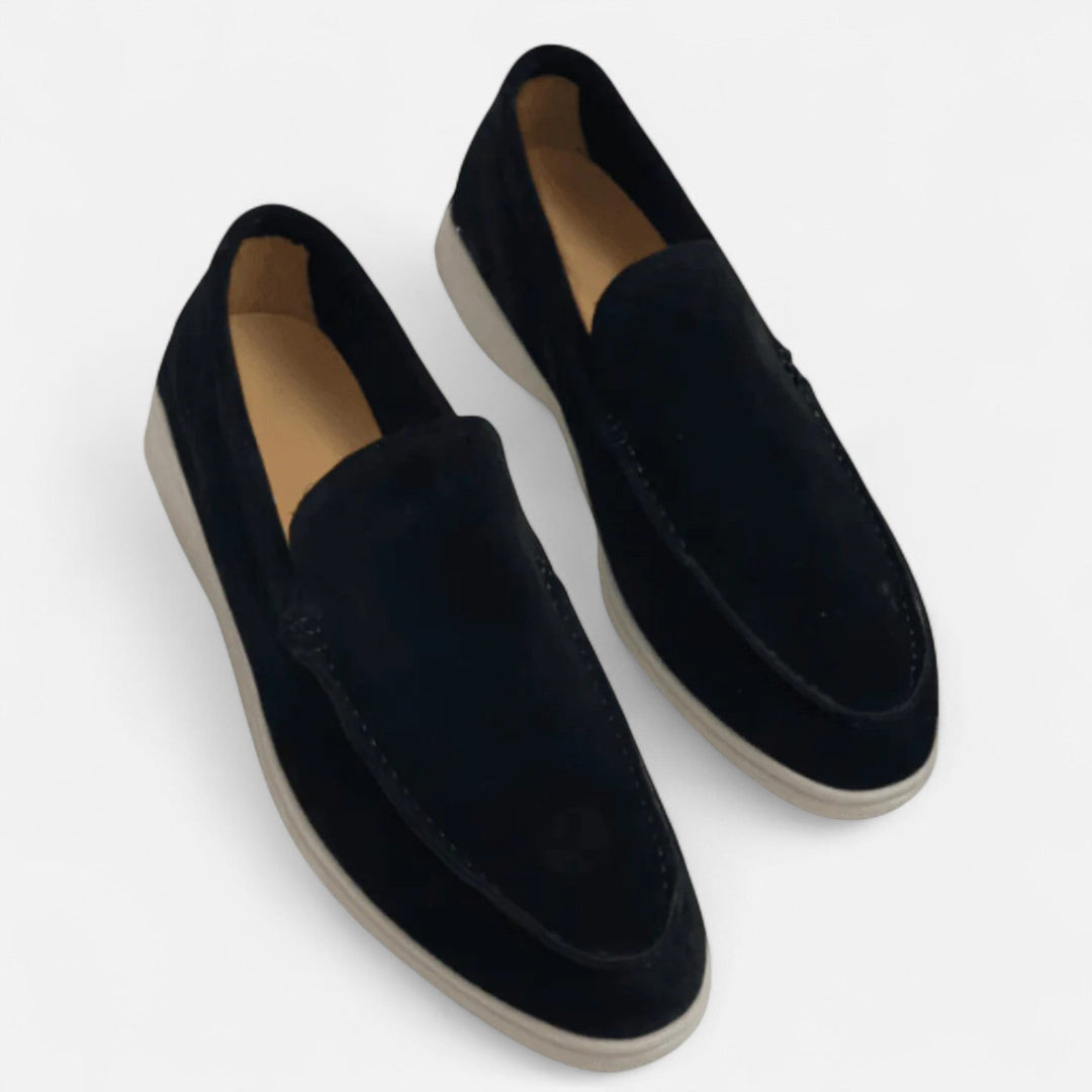 Herre Ruskinds Loafers - Slip-On Med Mokkasinsnude Og Flad Sål