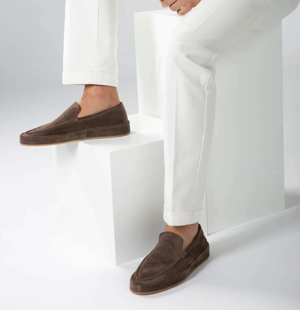 Herre Ruskinds Loafers med Slip-On - Mokkasinsyning