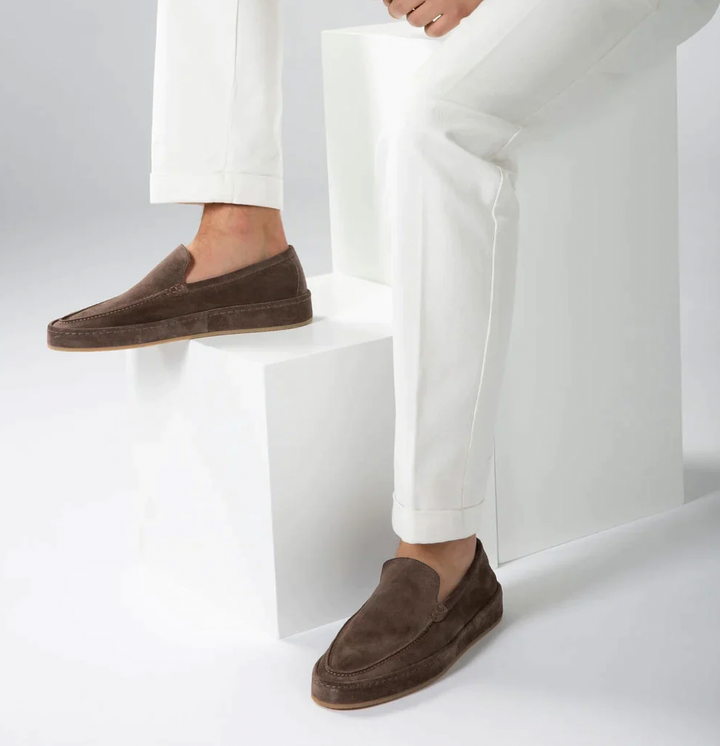Herre Ruskinds Loafers med Slip-On - Mokkasinsyning