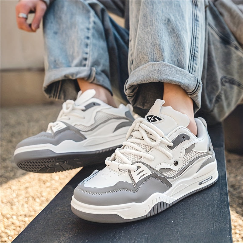 Herre Skate Sneakers - Med Snørebånd Og Kraftig Sål