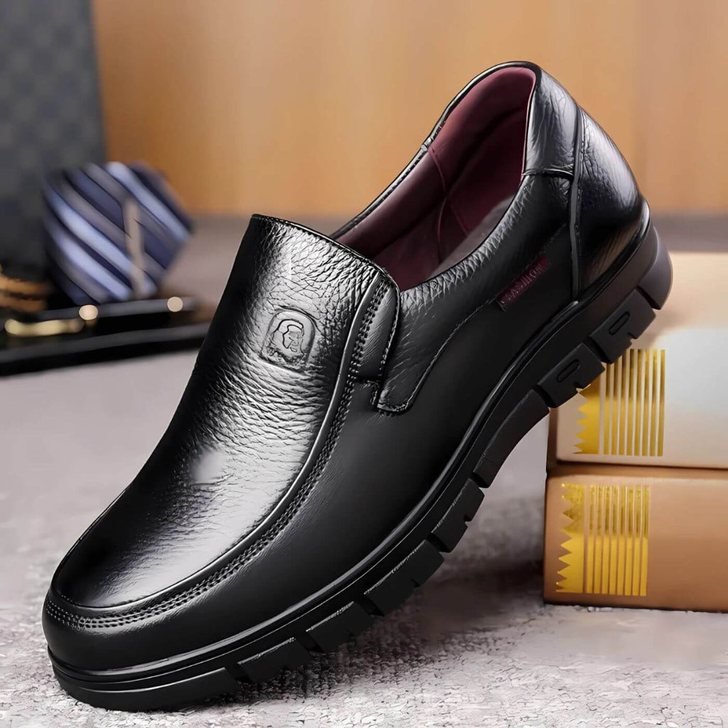 Herre Slip On Loafers - Apron Toe Med Profilsål