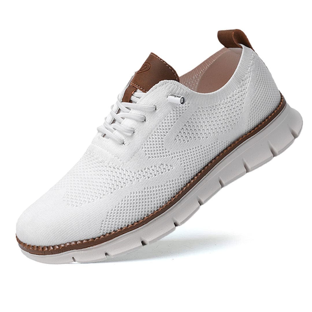 Herre Sneakers - Lave Sneakers Med Snørebånd Og Segmenteret Sål