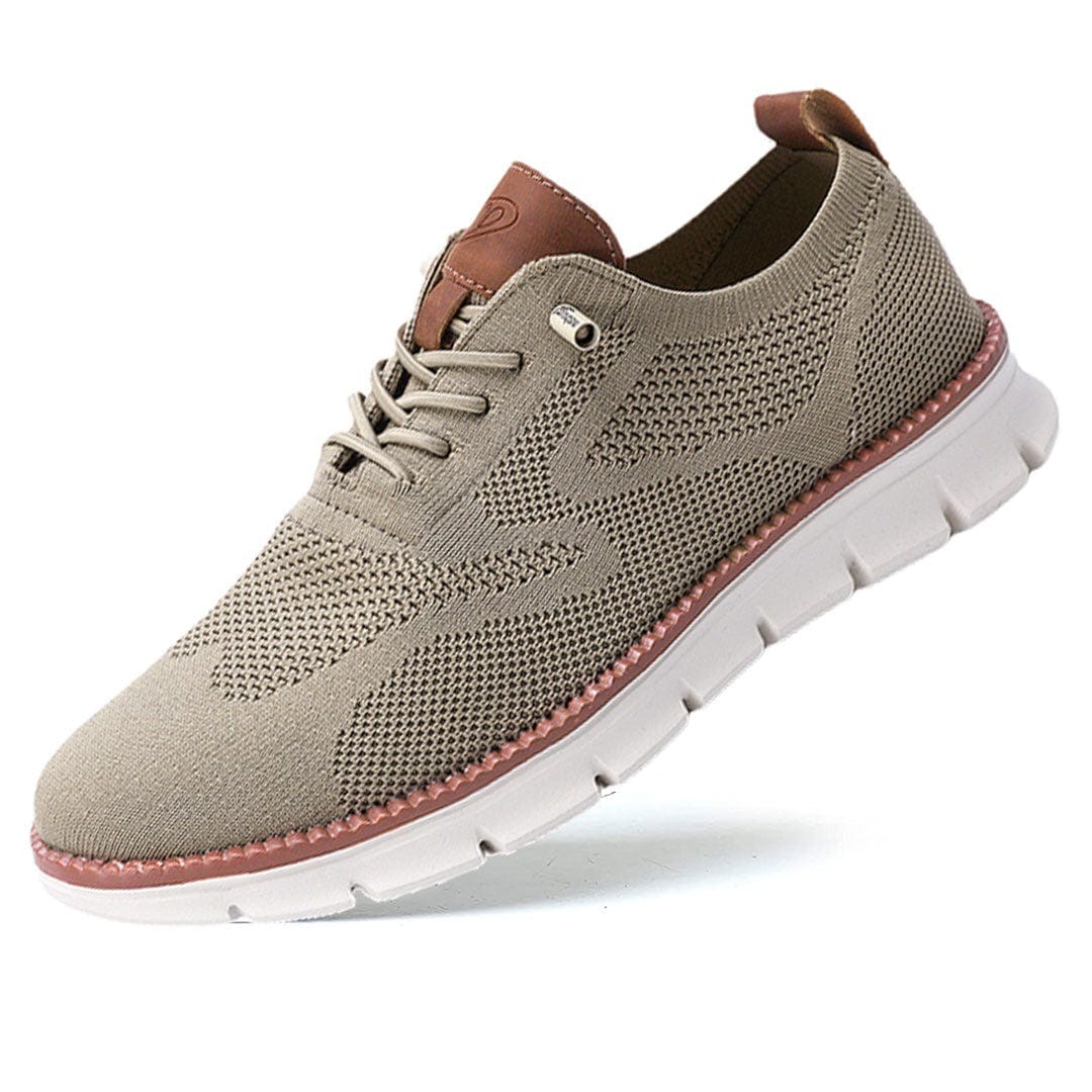Herre Sneakers - Lave Sneakers Med Snørebånd Og Segmenteret Sål