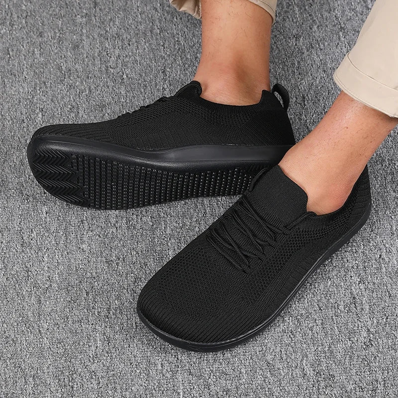 Herre Sneakers Med Bred Tåboks - Lave Sneakers Med Snørebånd