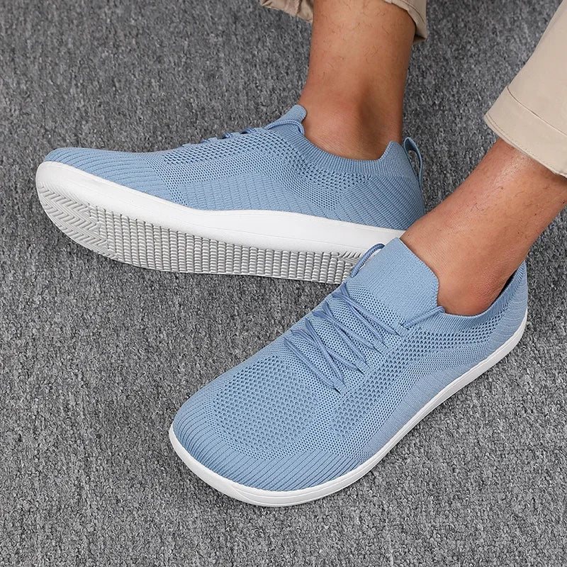 Herre Sneakers Med Bred Tåboks - Lave Sneakers Med Snørebånd