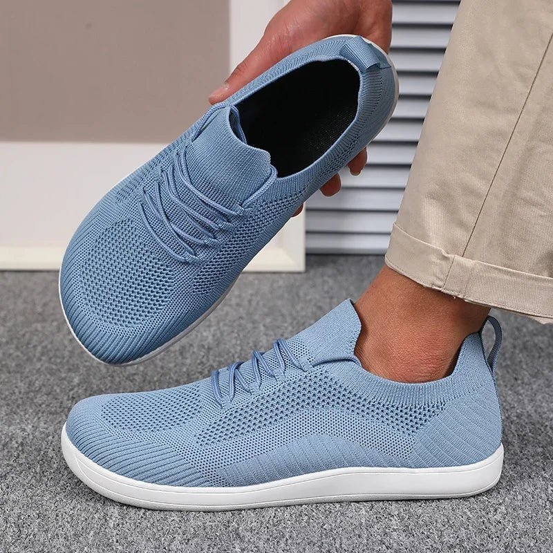 Herre Sneakers Med Bred Tåboks - Lave Sneakers Med Snørebånd
