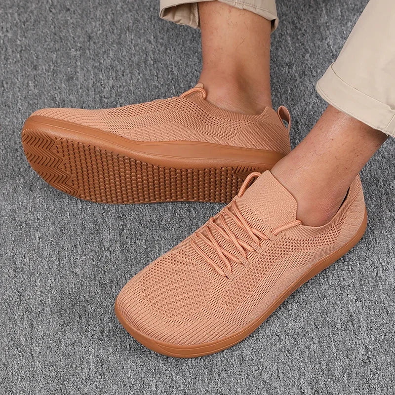 Herre Sneakers Med Bred Tåboks - Lave Sneakers Med Snørebånd