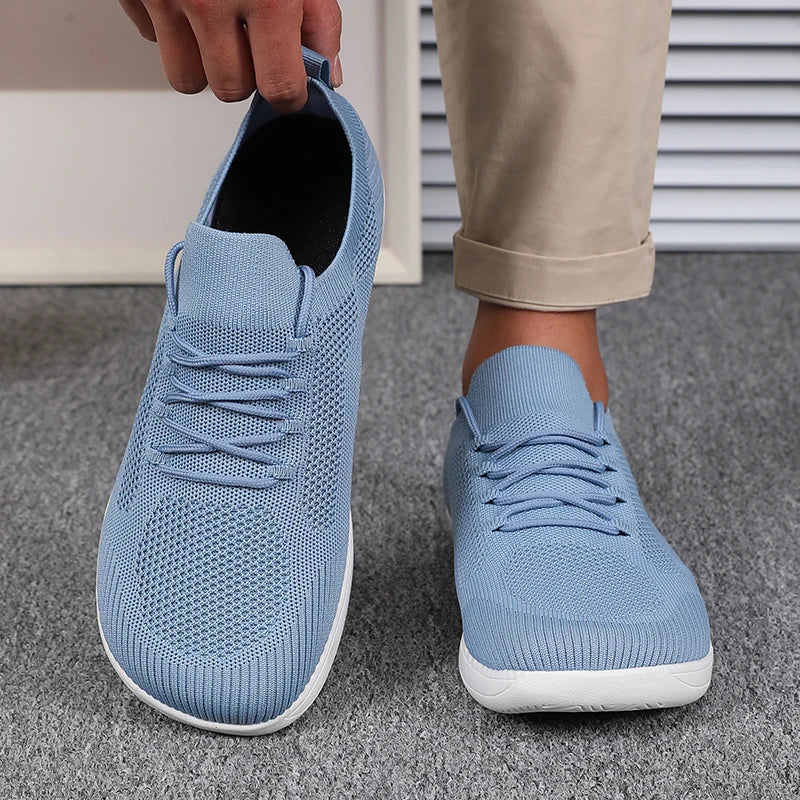 Herre Sneakers Med Bred Tåboks - Lave Sneakers Med Snørebånd