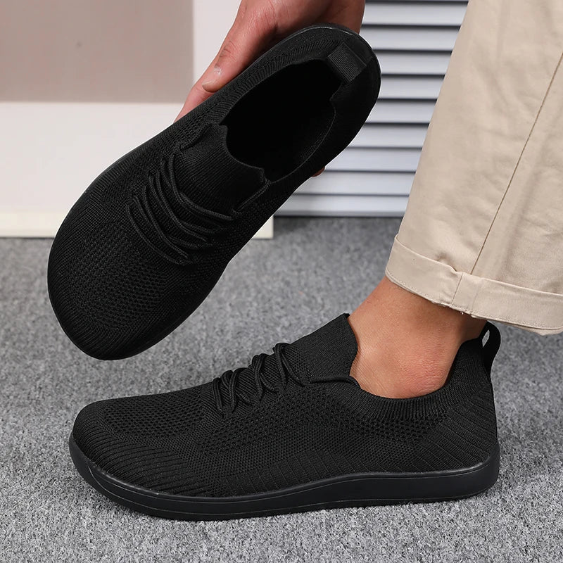 Herre Sneakers Med Bred Tåboks - Lave Sneakers Med Snørebånd