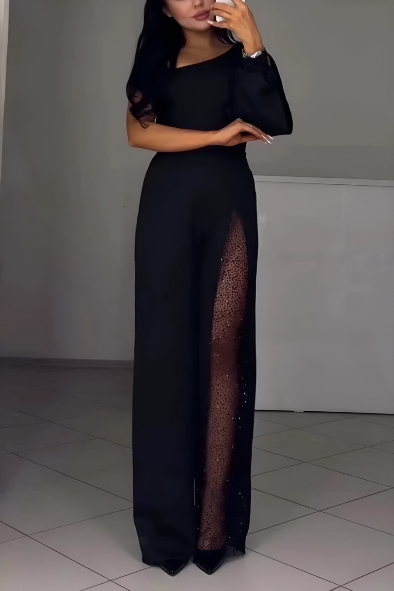 Ines™ | Moderne jumpsuit med vide ben 1